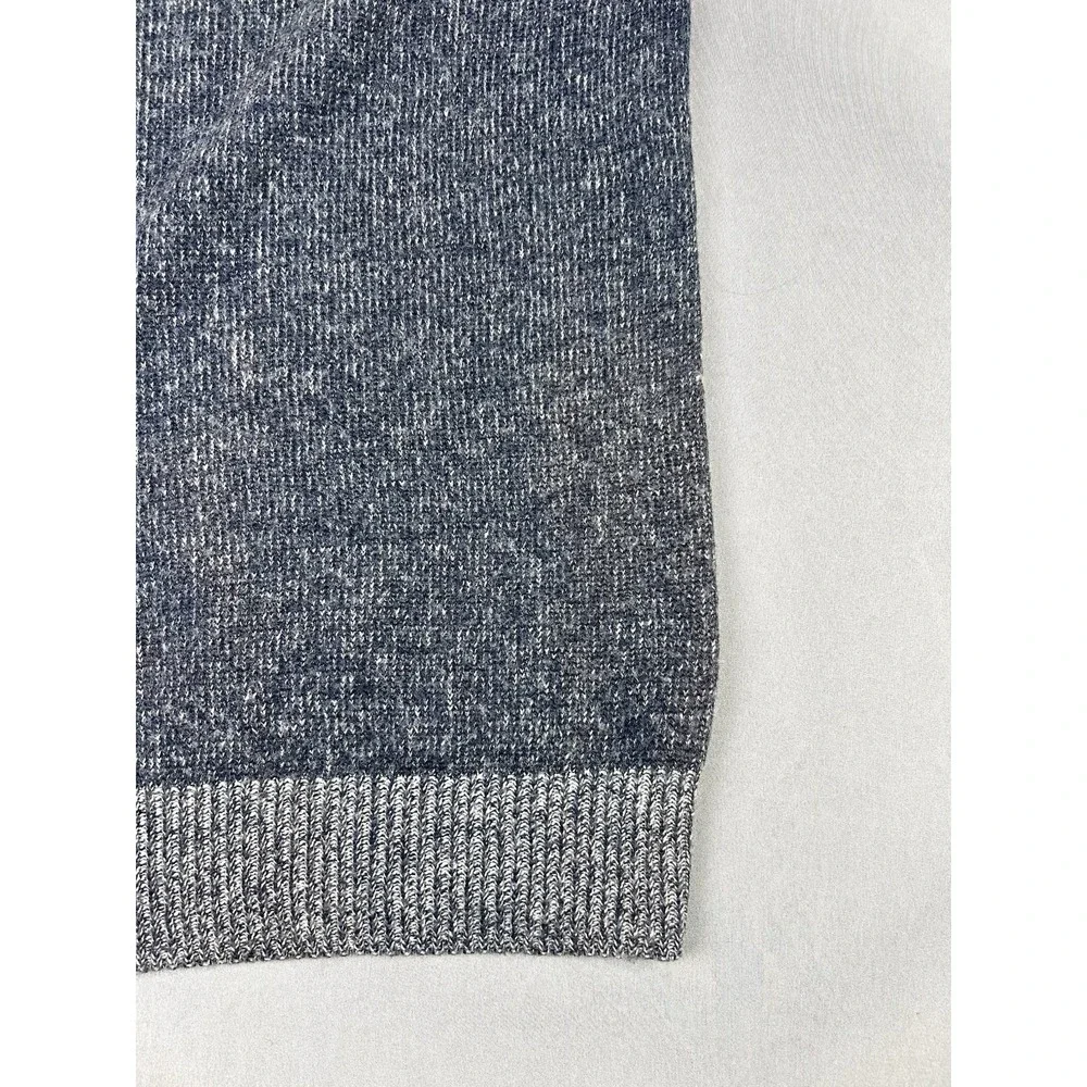 The Gap Women's M Navy Blue Heather Nylon & Wool‎ Crewneck Pullover Sweater